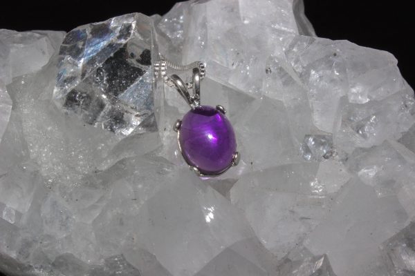 Dainty Amethyst Statement Pendant - Image 8