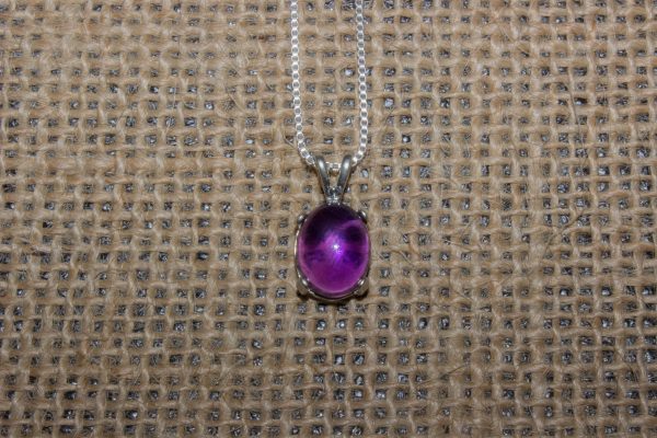 Dainty Amethyst Statement Pendant - Image 9