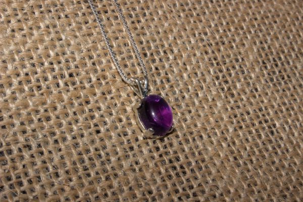 Dainty Amethyst Statement Pendant - Image 10