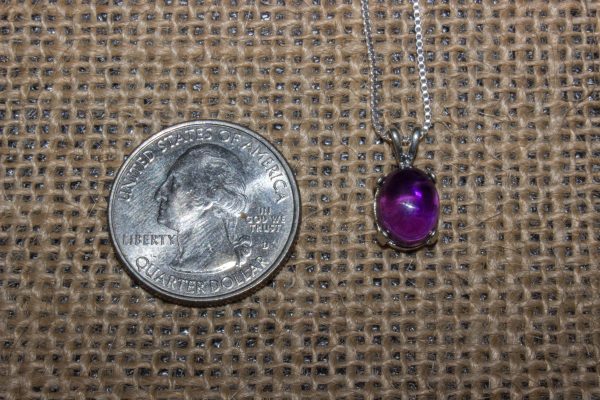 Dainty Amethyst Statement Pendant - Image 11