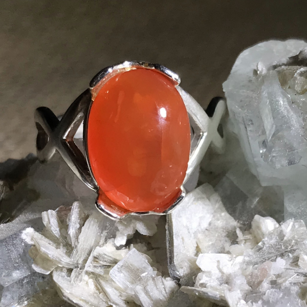 Everyday Carnelian Gemstone Ring