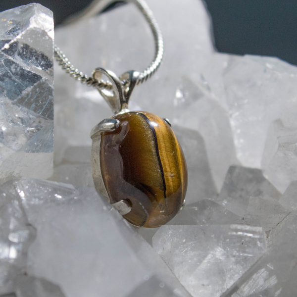 Simple Tiger Eye Necklace - Image 9