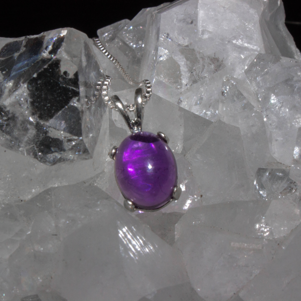 Dainty Amethyst Statement Pendant - Image 13