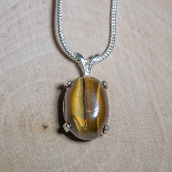 Simple Tiger Eye Necklace - Image 5