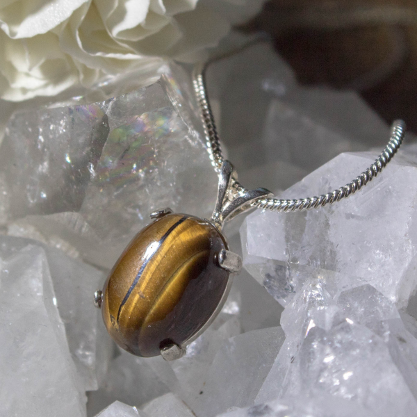 Simple Tiger Eye Necklace - Image 6